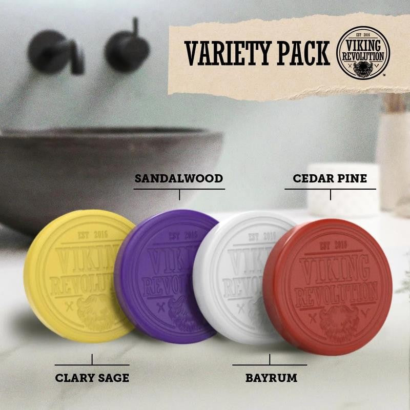 - Shaving Soap for Men - 4 Variety Pack, 2.5Oz