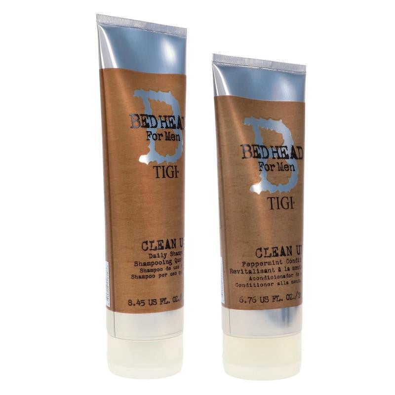 Bed Head for Men Clean up Daily Shampoo 8.45 Oz & Bed Head for Men Clean up Cond