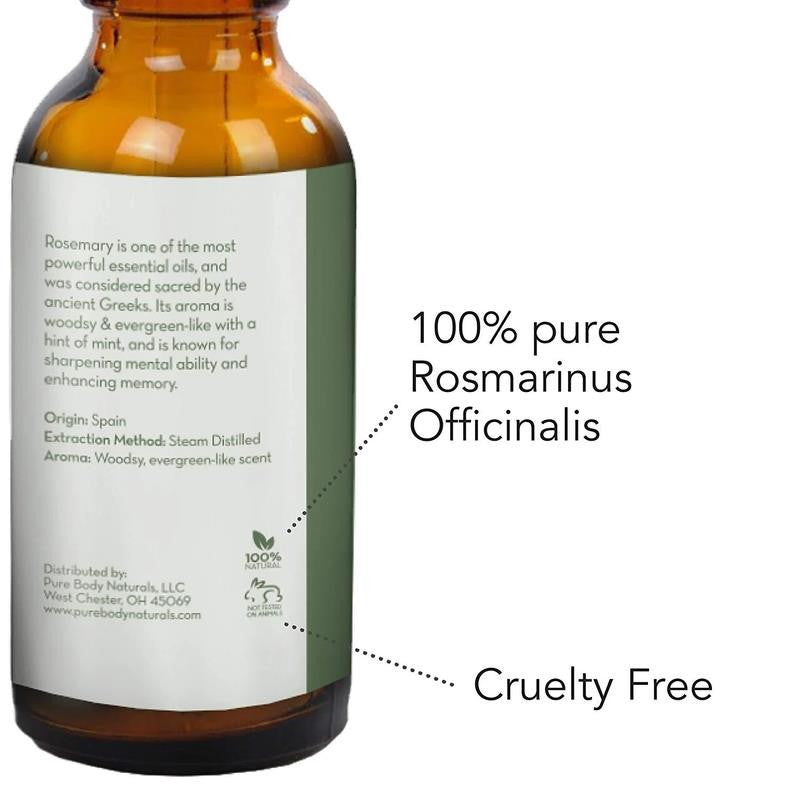 100% Pure Rosemary Essential Oil, 1 Fl. Oz.