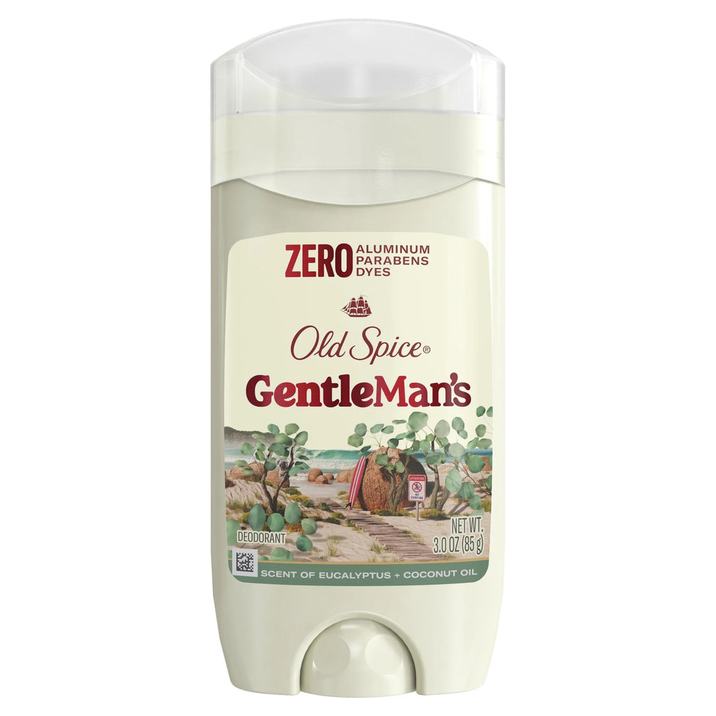 Aluminum Free, Men'S Deodorant, Gentleman'S Blend Stick, Eucalyptus with Coconut Oil, 3.0 Oz
