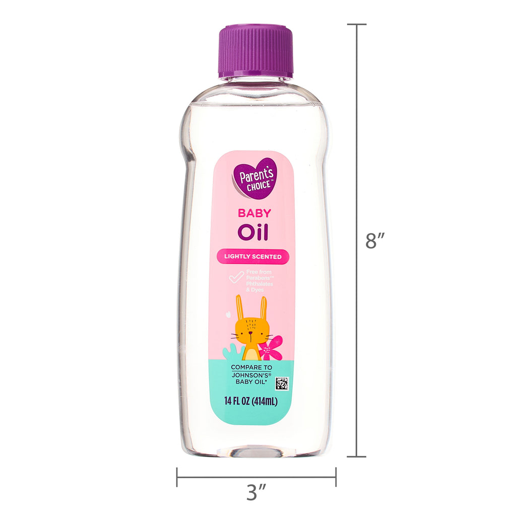 (3 Pack) Parent'S Choice Baby Moisturizing Oil, 14 Fl Oz