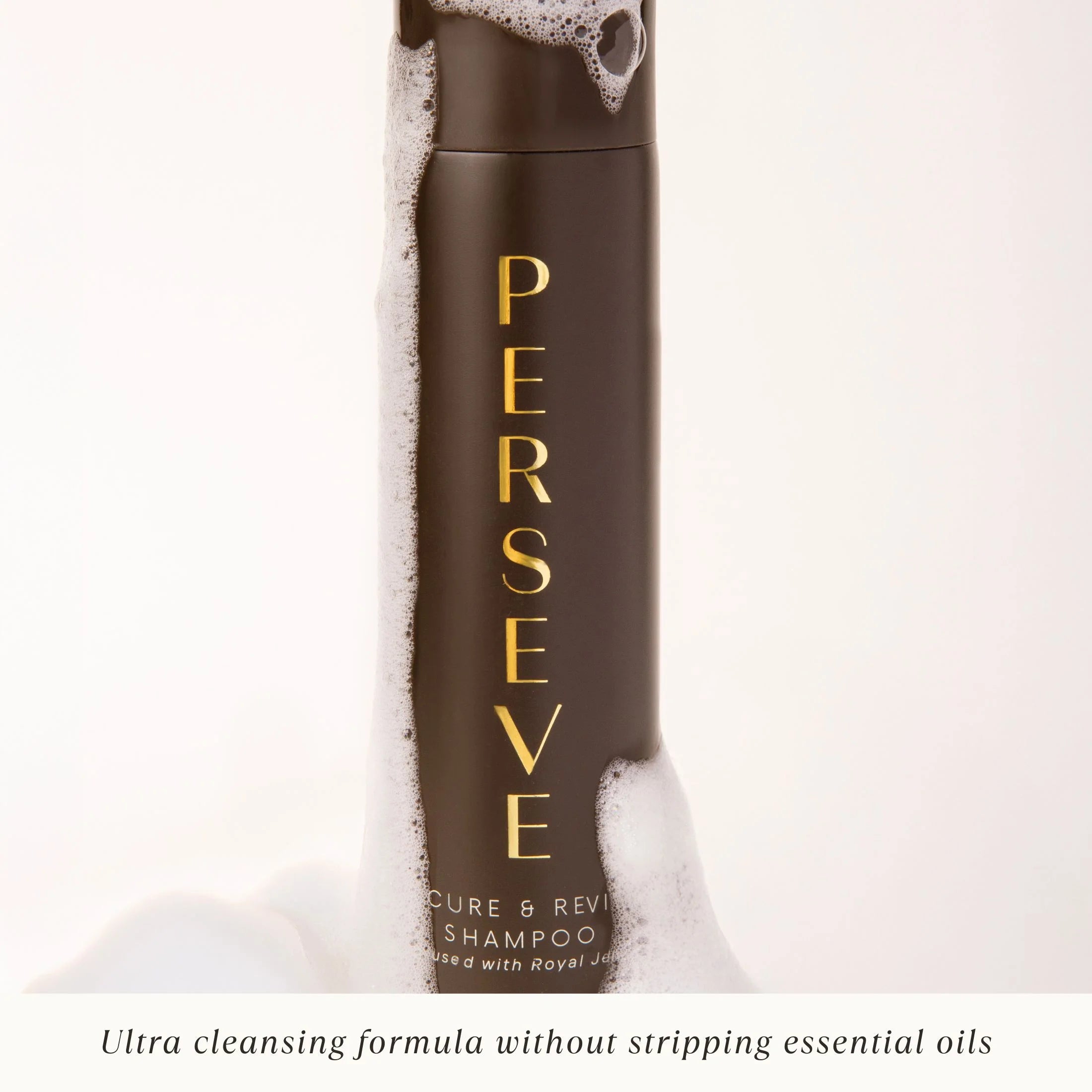 Perseve Hair Recure & Revive Shampoo, Infused with Royal Jelly, Sulfate-Free, 10 Fl. Oz.
