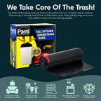 13-Gallon Tall Drawstring Trash Bags, Thick Trash Can Liners Plastic Garbage Bag