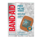 Brand Extra Large Pro Heal Bandages + Hydrocolloid Pads, 5 Count
