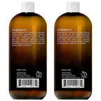 Argan Oil Shampoo and Conditioner Set | 16 Fl Oz Each with Keratin, Restorative