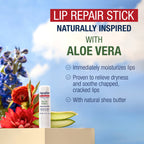 Aquaphor Naturally Inspired Lip Repair Stick for Very Dry Lips, Lip Balm with Aloe Vera, 0.17 Oz