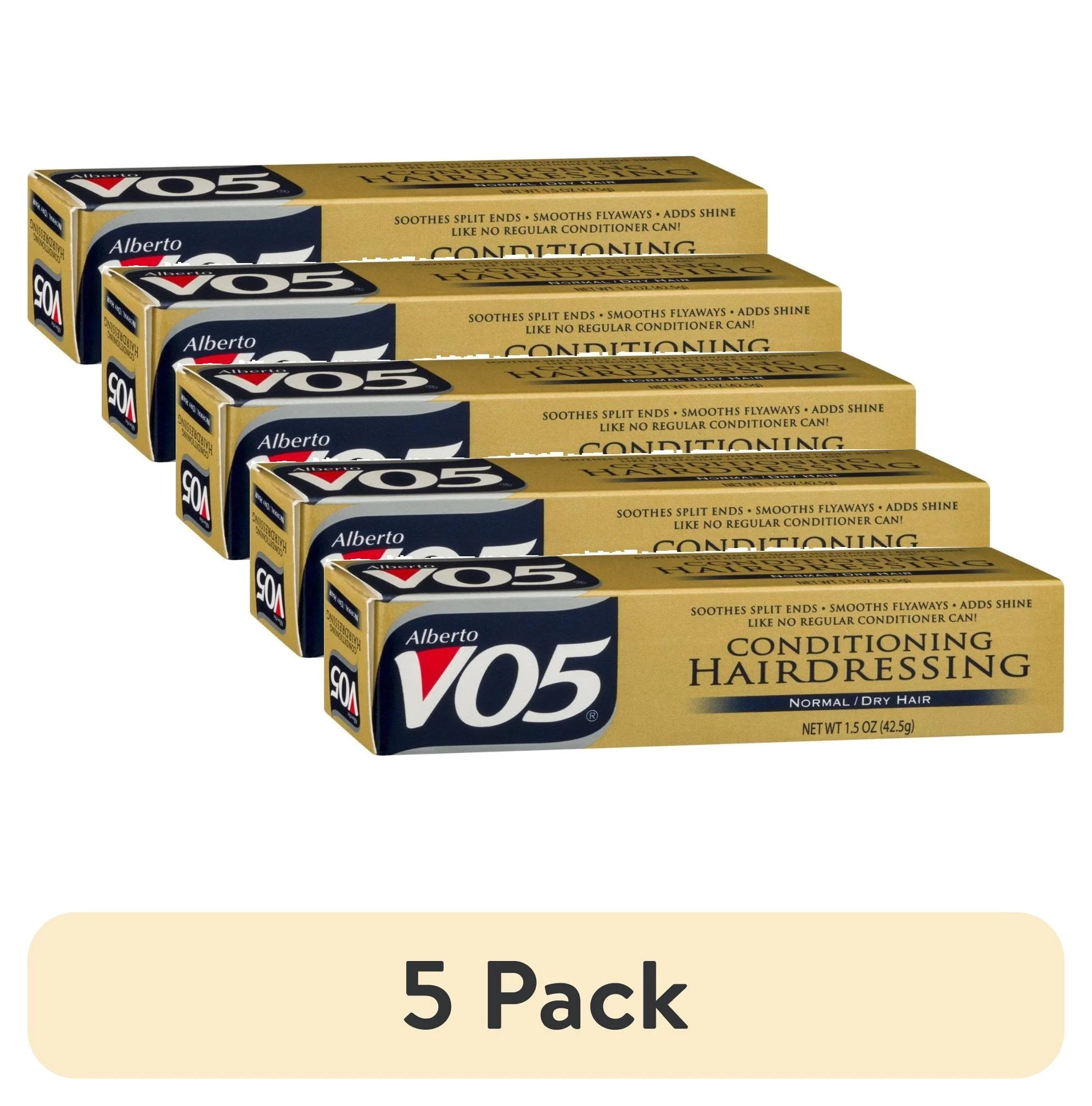 (5 Pack)  Conditioning Hairdressing for Normal and Dry Hair 1.5 Oz | Hair Conditioner for Dry Hair | Alcohol and Sulfate Free Hair Conditioner | Moisturizing Conditioner | Split End Repair