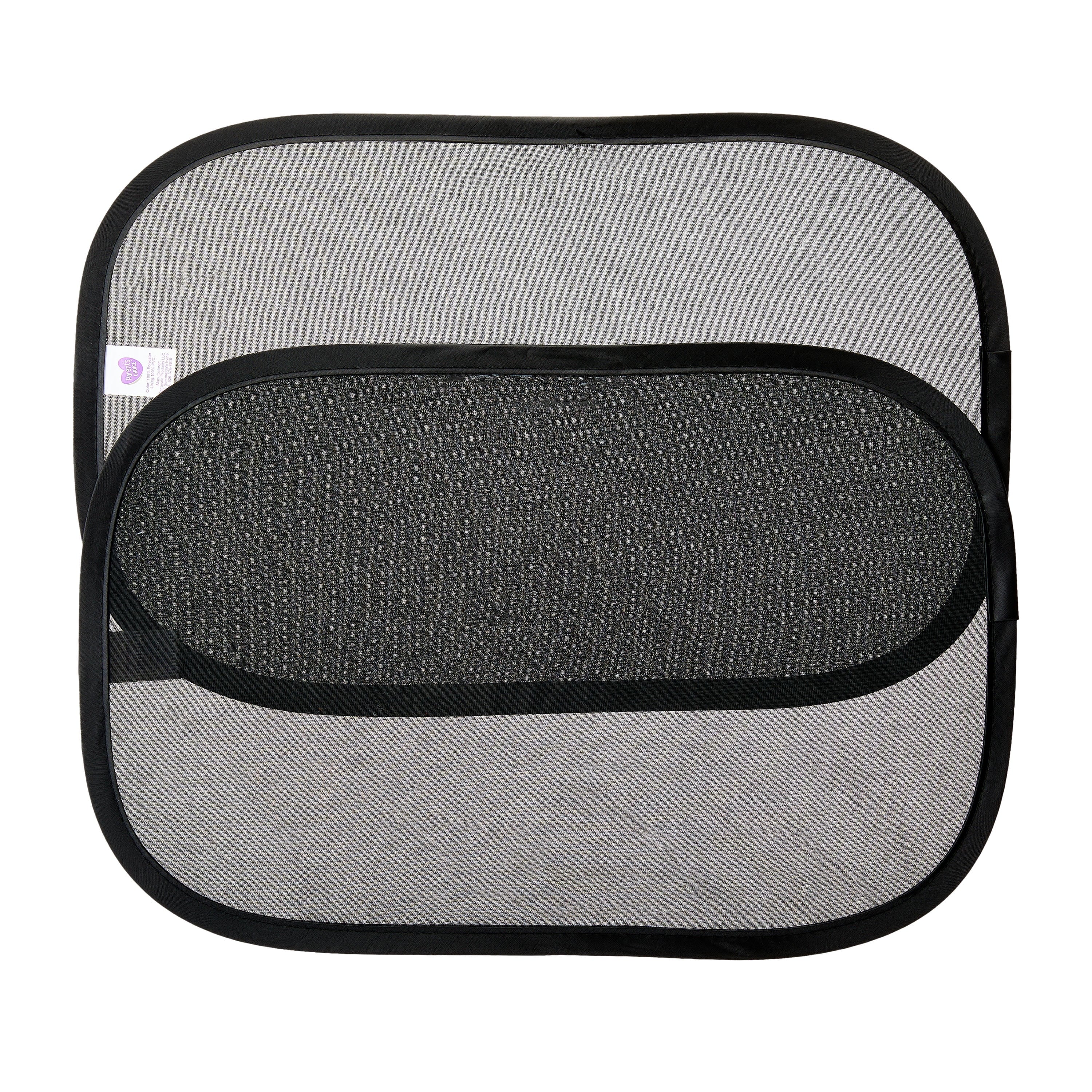 Parent'S Choice Baby Car Window Cling Shades, UPF 50+, Universal Fit, Blocks Heat&Uv, 2 Pack, Black