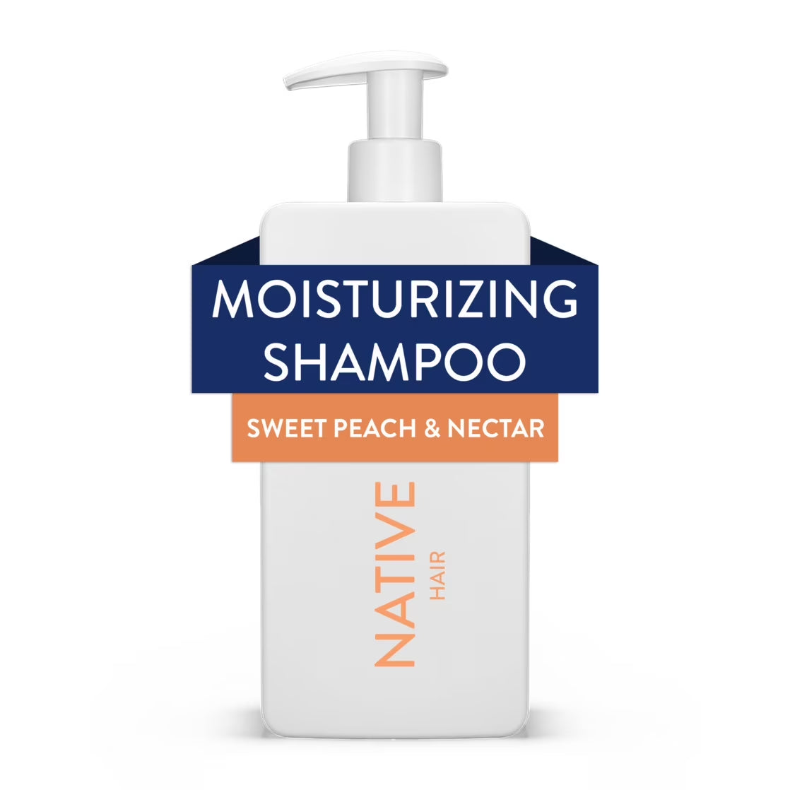 Native Moisturizing Shampoo, Sweet Peach & Nectar, Sulfate & Paraben Free, 16.5 Oz