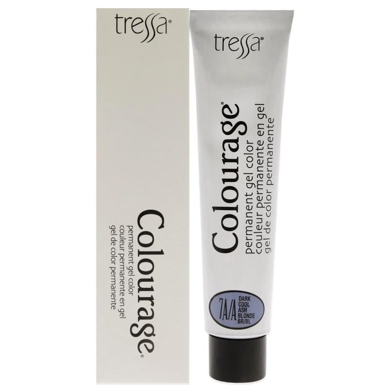 Colourage Permanent Gel Color, 7AA Dark Cool Ash Blonde, 2 Oz