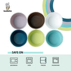 24 PCS Multi-Color Silicone Cupcake Baking Cups Cupcake Liners