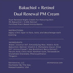 Bakuchiol + Retinol Dual Renewal PM Cream Unscented Facial Moisturizer Cream 1.6