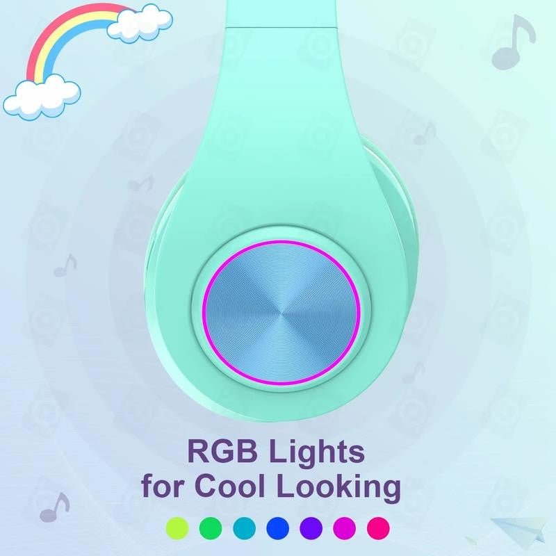 Bluetooth Kids Headphones with Microphone,Chi