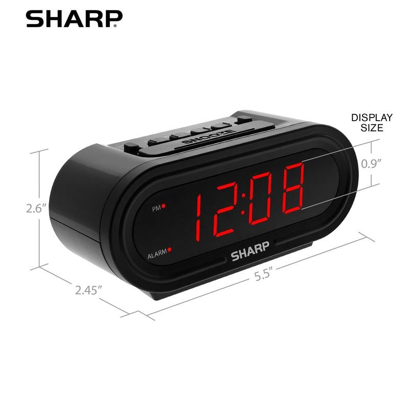 Digital Alarm with Accuset - Automatic Smart Clock, Never Needs Setting - Great