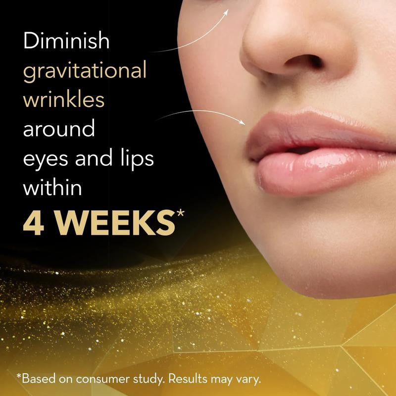 Gold Lift Dual Contour Cream, Eye and Lip Wrinkle Cream for Normal Skin 0.5 Fl O