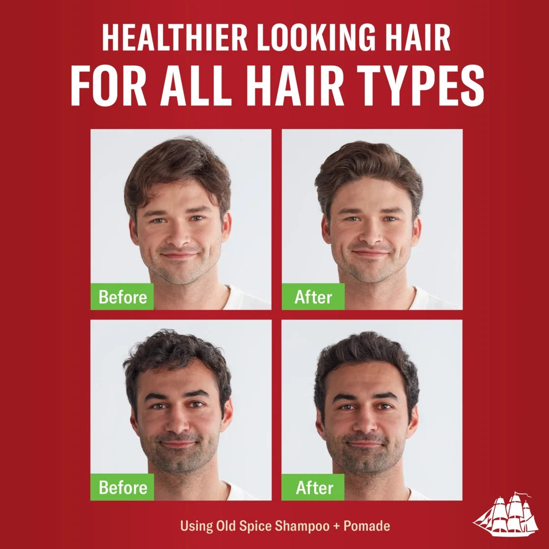 Old Spice 2In1 Mens Shampoo and Conditioner, All Hair Types, Fiji, 22 Fl Oz