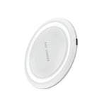 SHANLIDA 15W Fast Wireless Ultra-Thin Charger, Suitable for Iphone and Android Phones, Supports All QI Phones, Inductive Charging