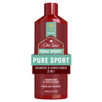 Old Spice Pure Sport 2In1 Mens Shampoo and Conditioner, 13.5 Fl Oz