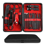 18Pcs Nail Clipper Manicure Set for Adult Professional Stainless Steel Grooming