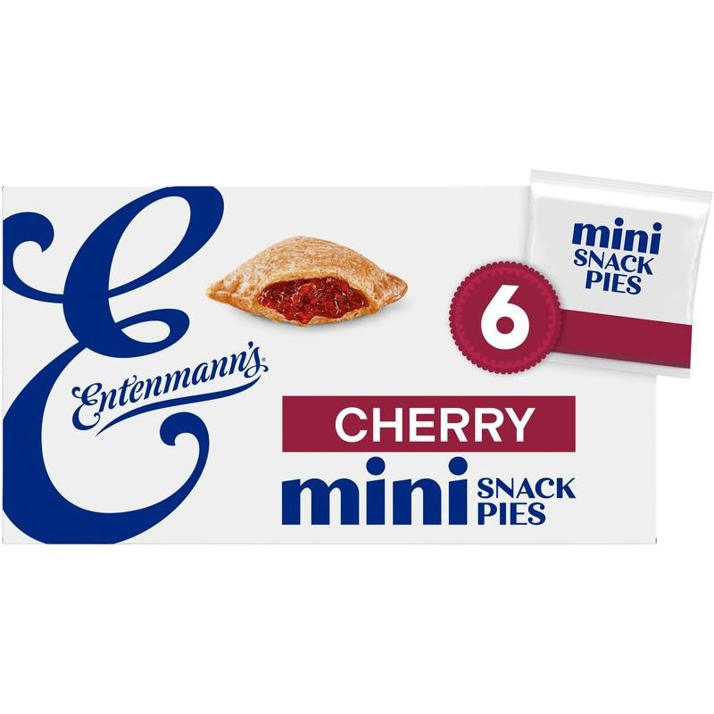 Cherry Snack Pies, 6 Packs, Mini Pies, 12 Oz Box