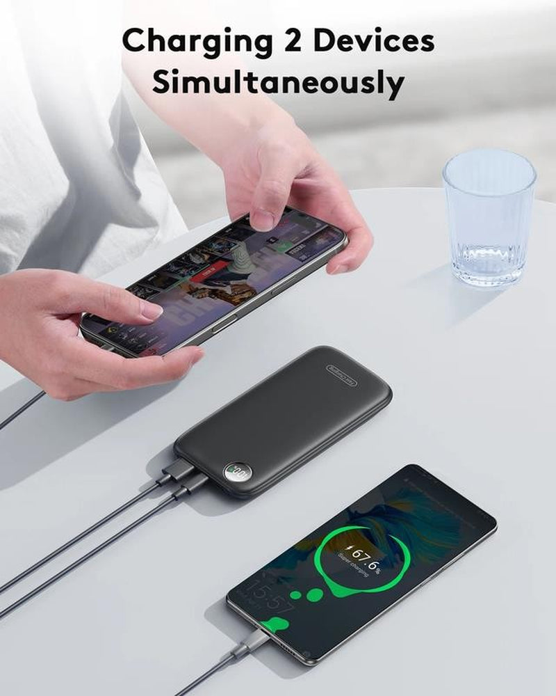 Fast Charging Power Bank, 10000Mah Portable Charger for Iphone, 22.5W USB C In&O