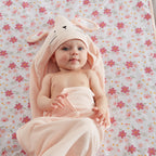 Parent'S Choice 2-Pack 30" X 30" Bunny Hooded Towel