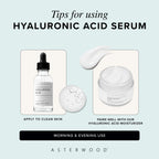 Asterwood Hyaluronic Acid Serum for Face - Plumping, Anti-Aging, Hydrating, Fragrance-Free, 1 Fl Oz