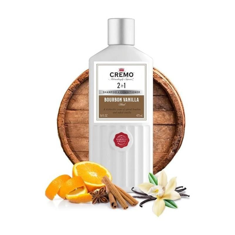 2-In-1 Men'S Shampoo & Conditioner, Bourbon Vanilla Scent, 16 Fl Oz