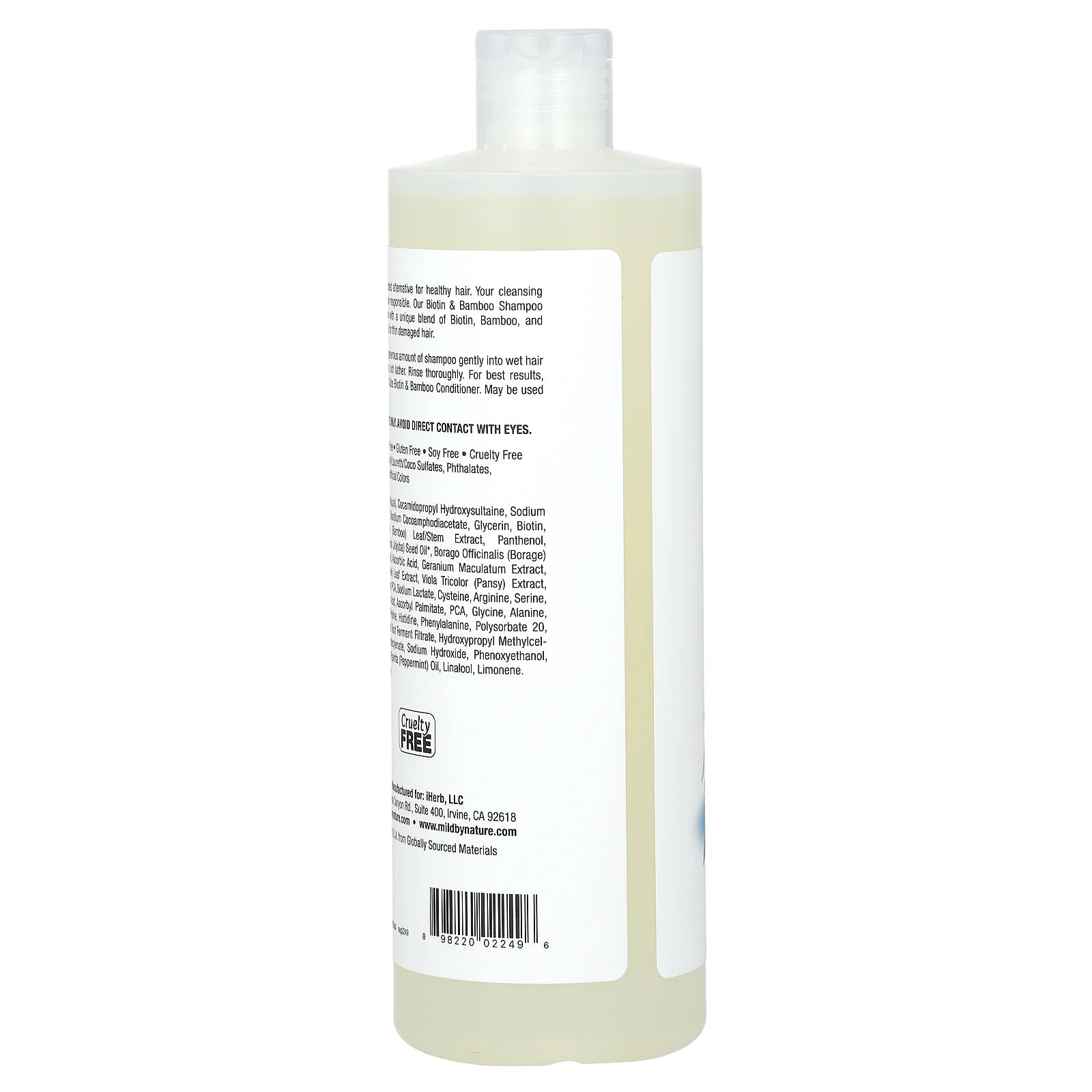 (Nature'S Gate), Biotin & Bamboo Shampoo for Thin Hair, 16 Fl Oz (473 Ml)