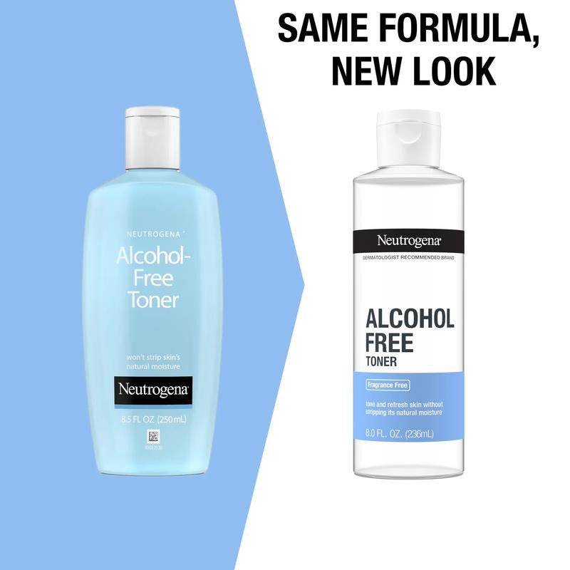 Alcohol-Free Daily Facial Toner, Skin Care for Face, Fragrance Free, 8 Oz