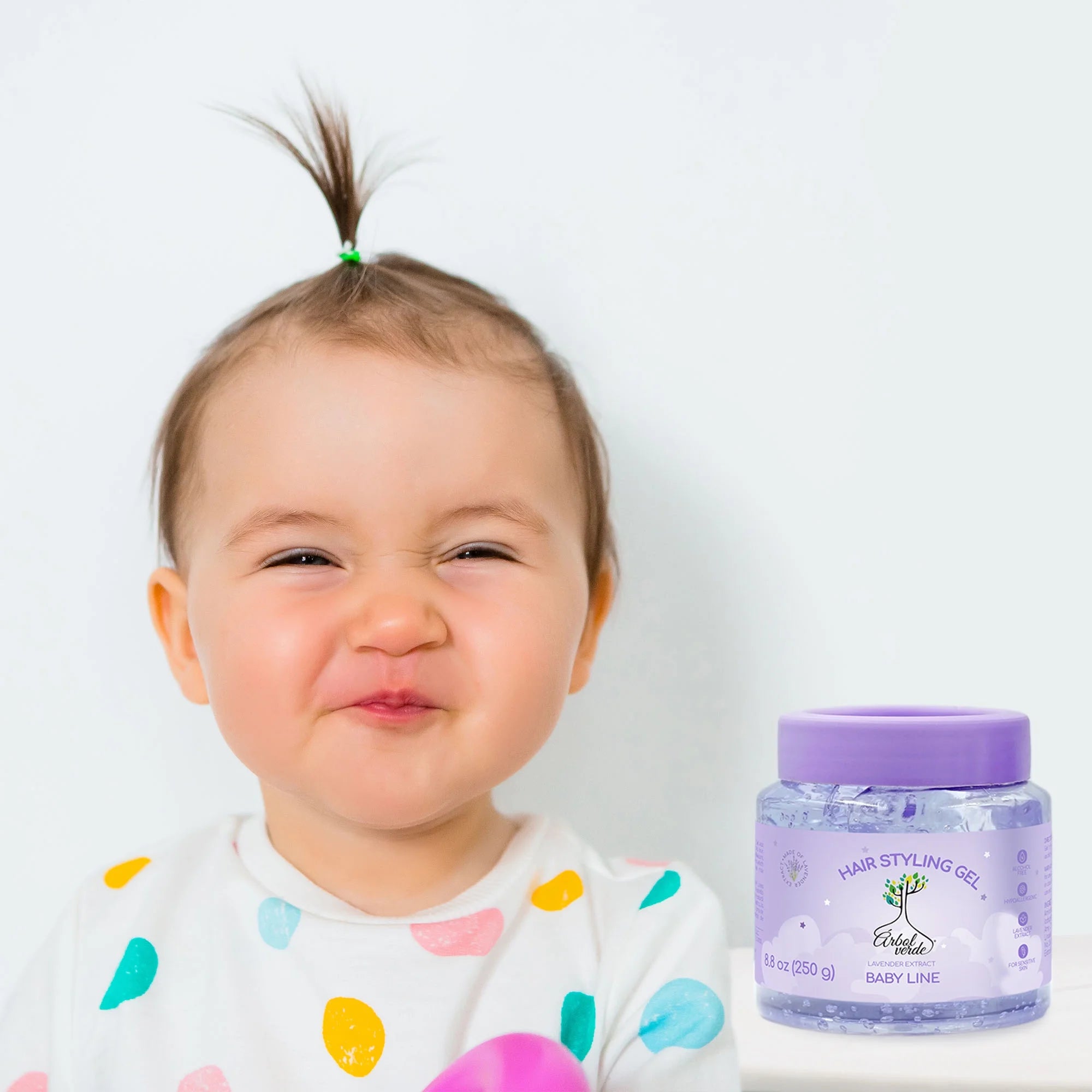 Arbol Verde Natural Hair Styling Gel, Lavender, 8.8 Oz