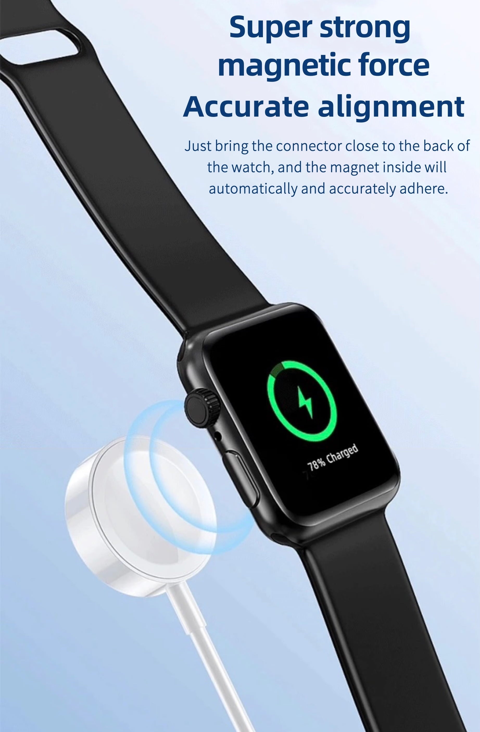 Watch Charger Charging Cable for Apple Watch, Portable Magnetic Wireless Watch Charging Cable Compitable with Apple Watch Series