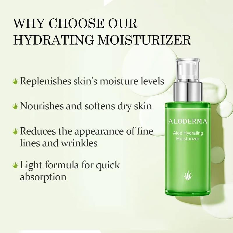 Aloe Hydrating Face Moisturizer with 71% Organic Aloe Vera - Face Lotion for Wom