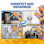 Lysol Disinfectant Spray Sanitizing/Antibacterial- Disinfecting & Deodorizing, Brand New Day Mango Hibiscus 19 Fl Oz