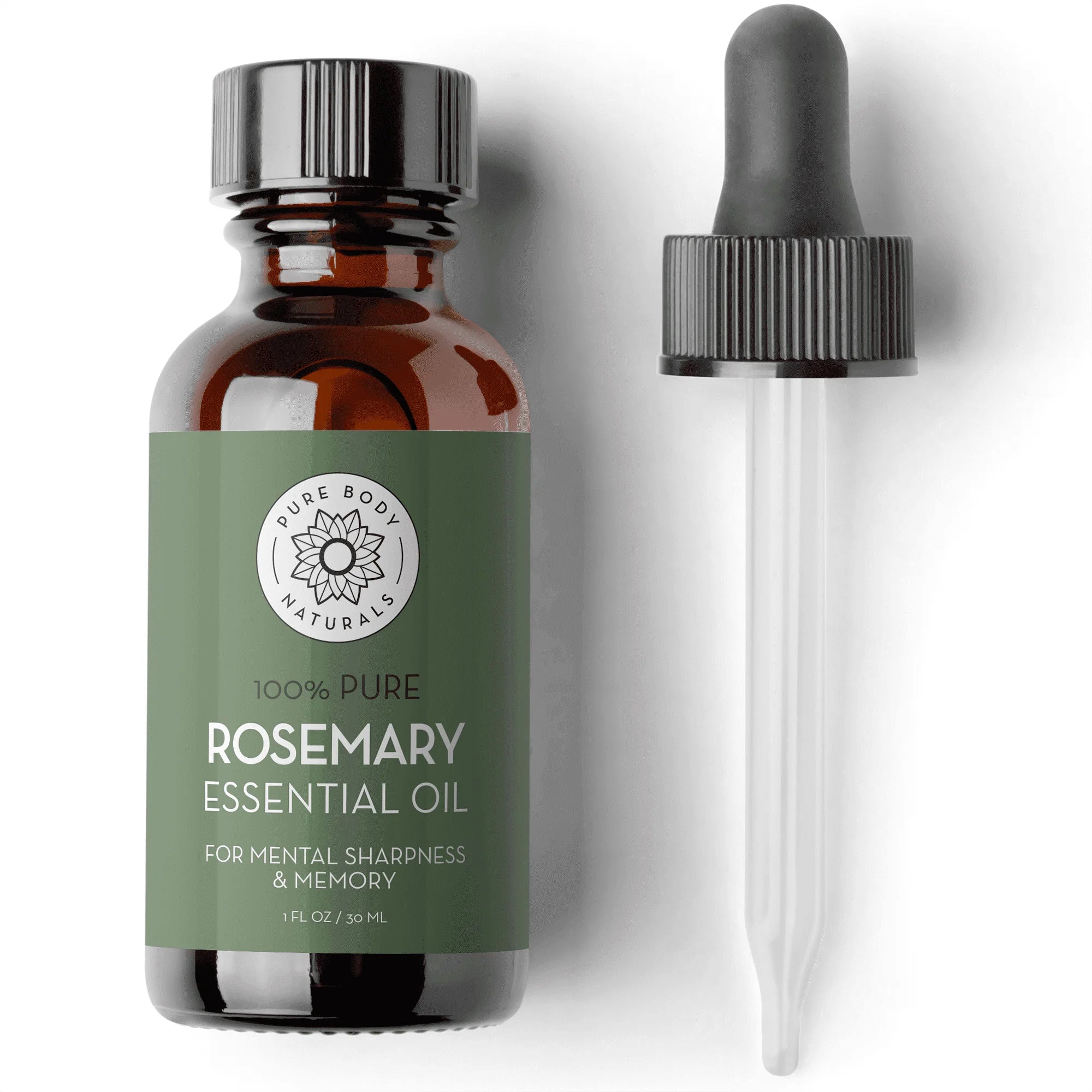100% Pure Rosemary Essential Oil, 1 Fl. Oz.