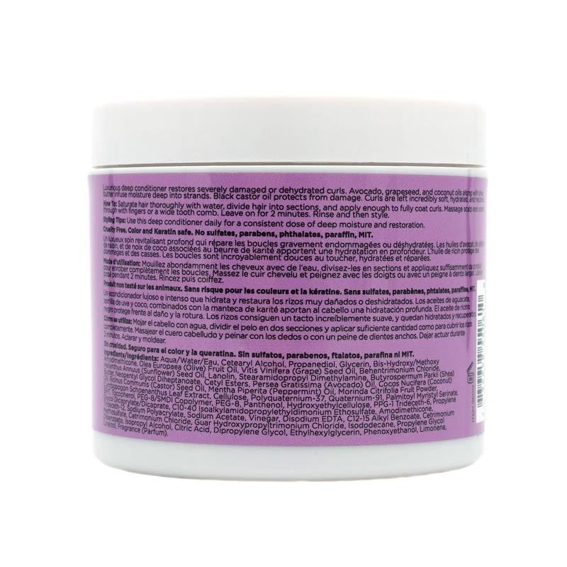 Coil Infusion Triple Treat Deep Conditioner for Women & Men with Tighter Curls &