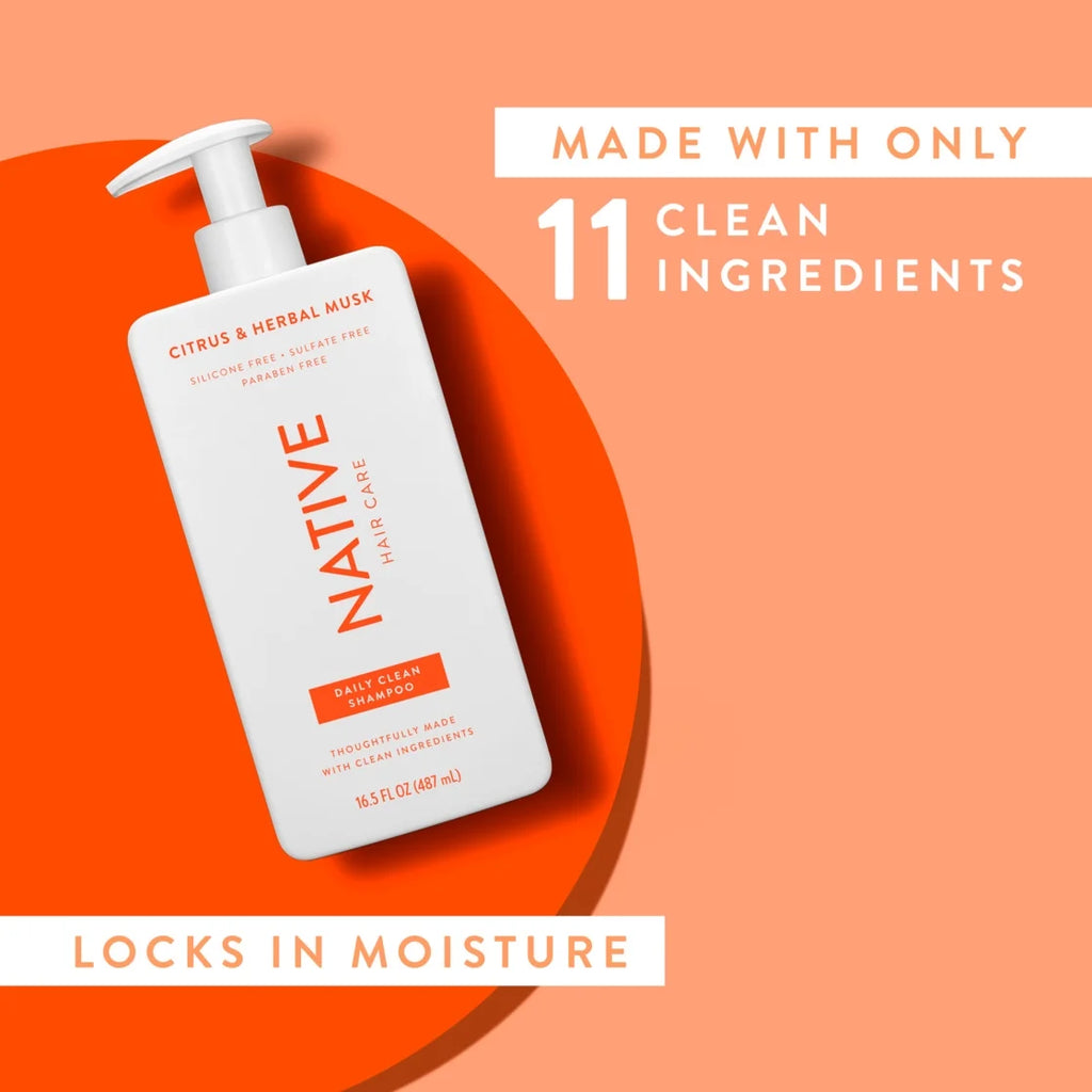 Native Citrus & Herbal Musk Shampoo 16.5Oz