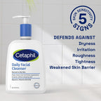 (2 Pack) Daily Facial Cleanser for Sensitive, Combination to Oily Skin, 16 Oz
