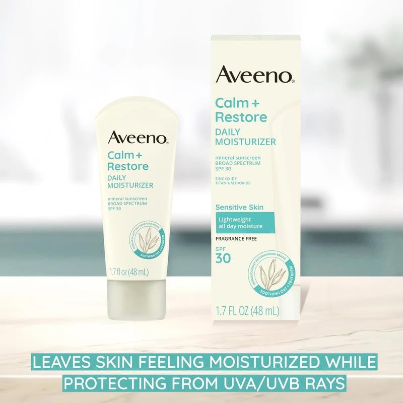 Calm + Restore Daily Moisturizer Mineral Sunscreen, 1.7 Fl. Oz
