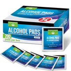 Alcohol Wipes, Individually Wrapped - 200 Ct. Sterile Alcohol Prep Pads Saturate