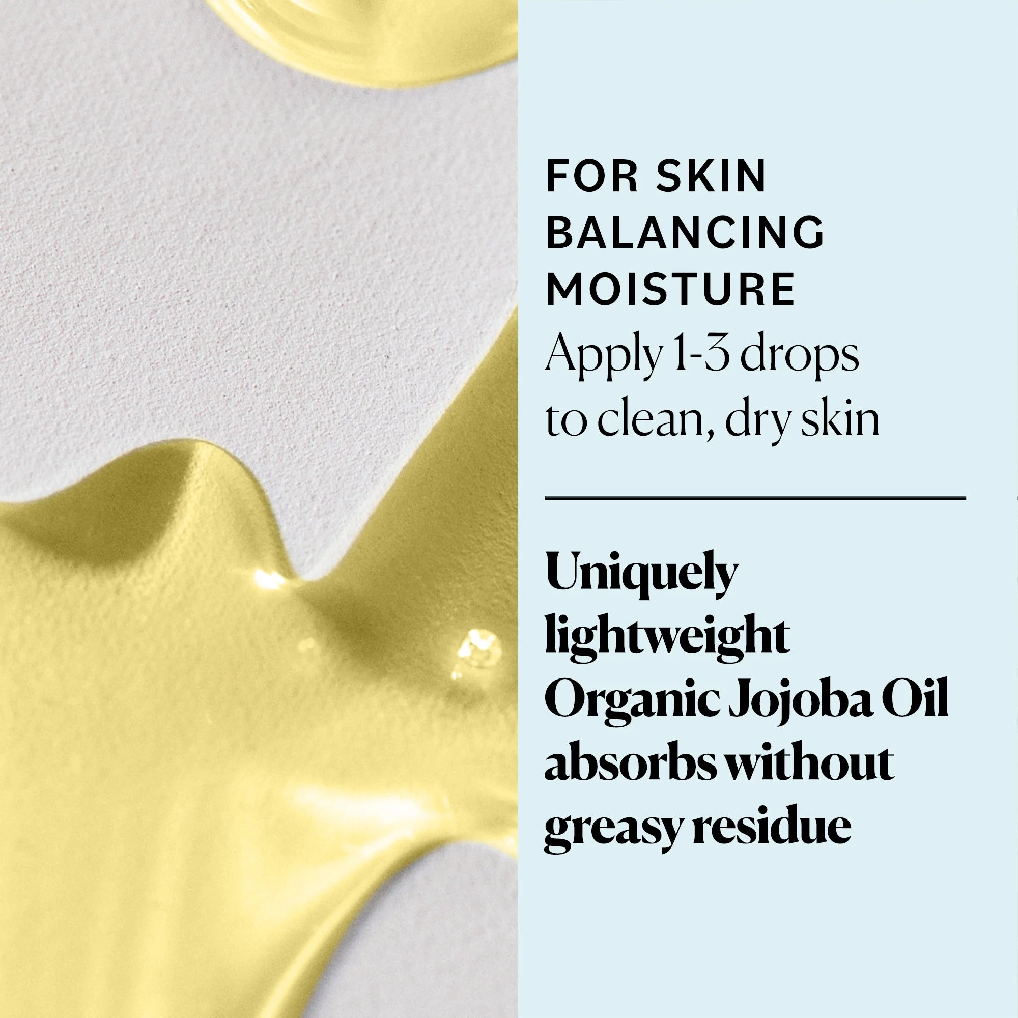 Sky Organics Organic Jojoba Oil for Face, Balancing Oil for Light Hydration & Helps Reduce Excess Oiliness, Suitable for Oily, Combination and Blemish-Prone Skin, 100% Pure & Cold-Pressed, 4 Fl. Oz