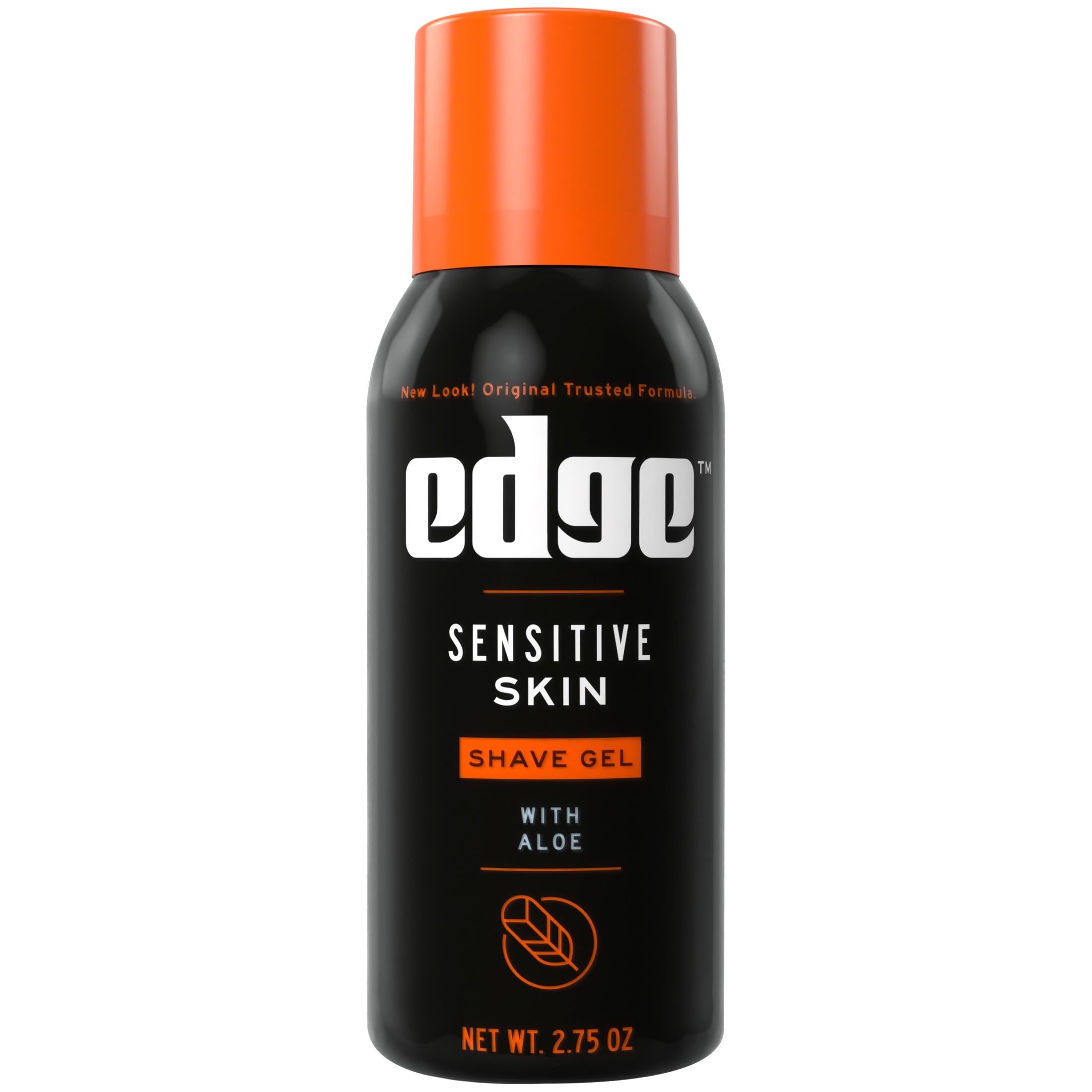 (8 Pack) Edge Sensitive Skin Shave Gel for Men with Aloe, Unscented, 2.75 Oz