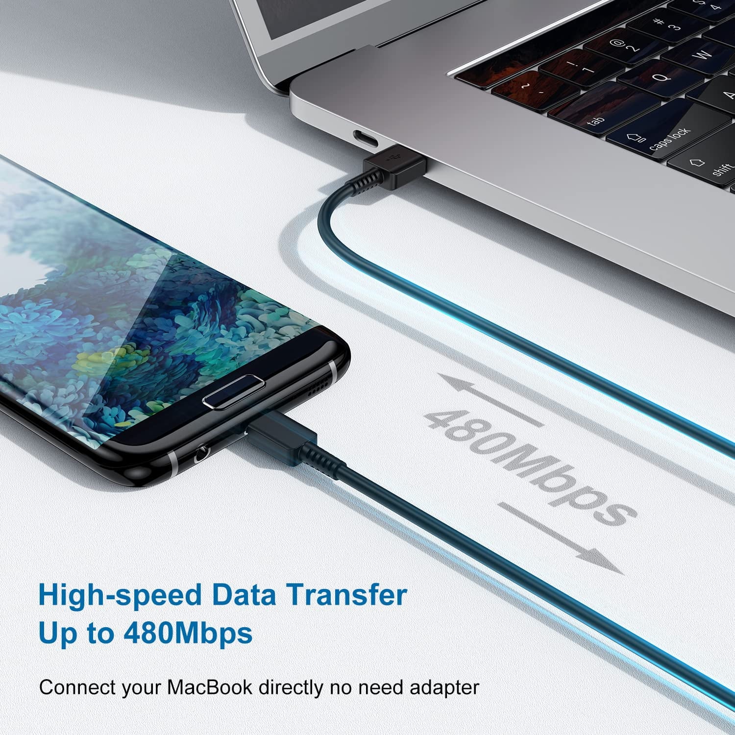 2-Pack USB-C Charger Type C Charger Fast Charging 18W Charger Block with 6 Ft USB-C Cable Compatible Samsung Galaxy S22/S21/S20/S10/S9/S8/Note 20/Note 10/Note 9/Note 8/Z Fold/Z Flip/A Series& Others