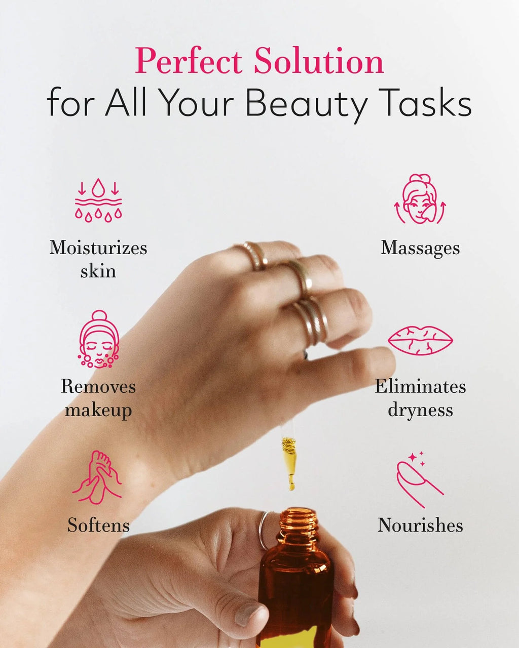 Leven Rose Organic Jojoba Oil for Skin, Hair, and Nails 4 Fl Oz