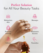 Leven Rose Organic Jojoba Oil for Skin, Hair, and Nails 4 Fl Oz