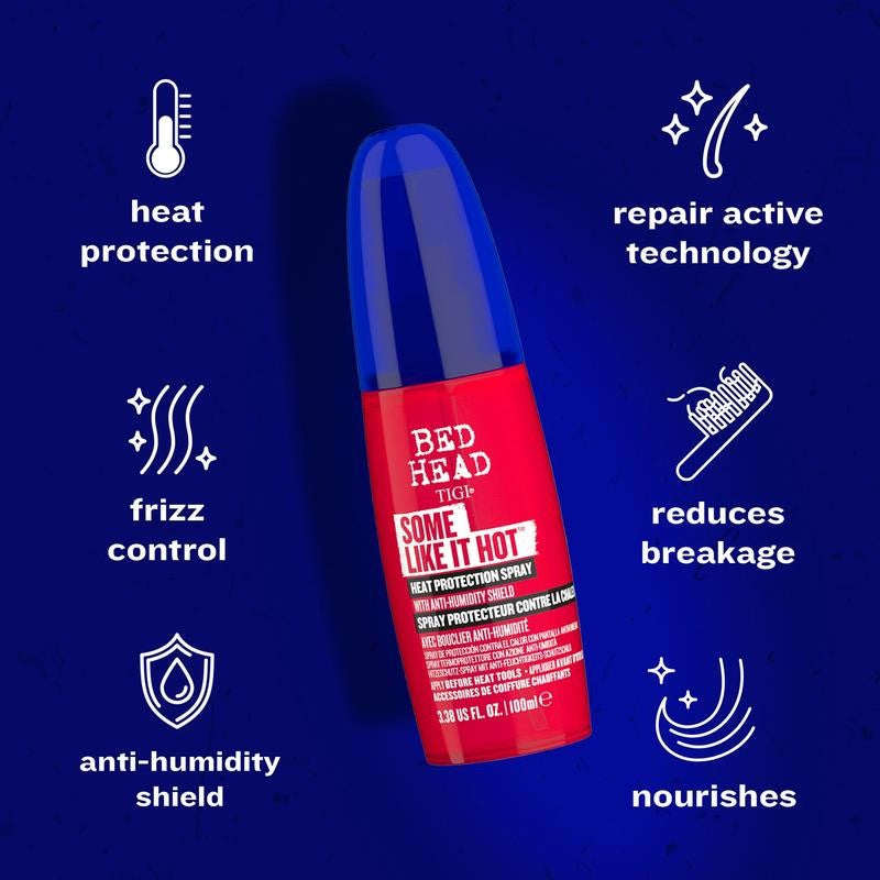 Bed Head by Some like It Hot Heat Protection Spray, for All Hair Types, 3.38 Fl