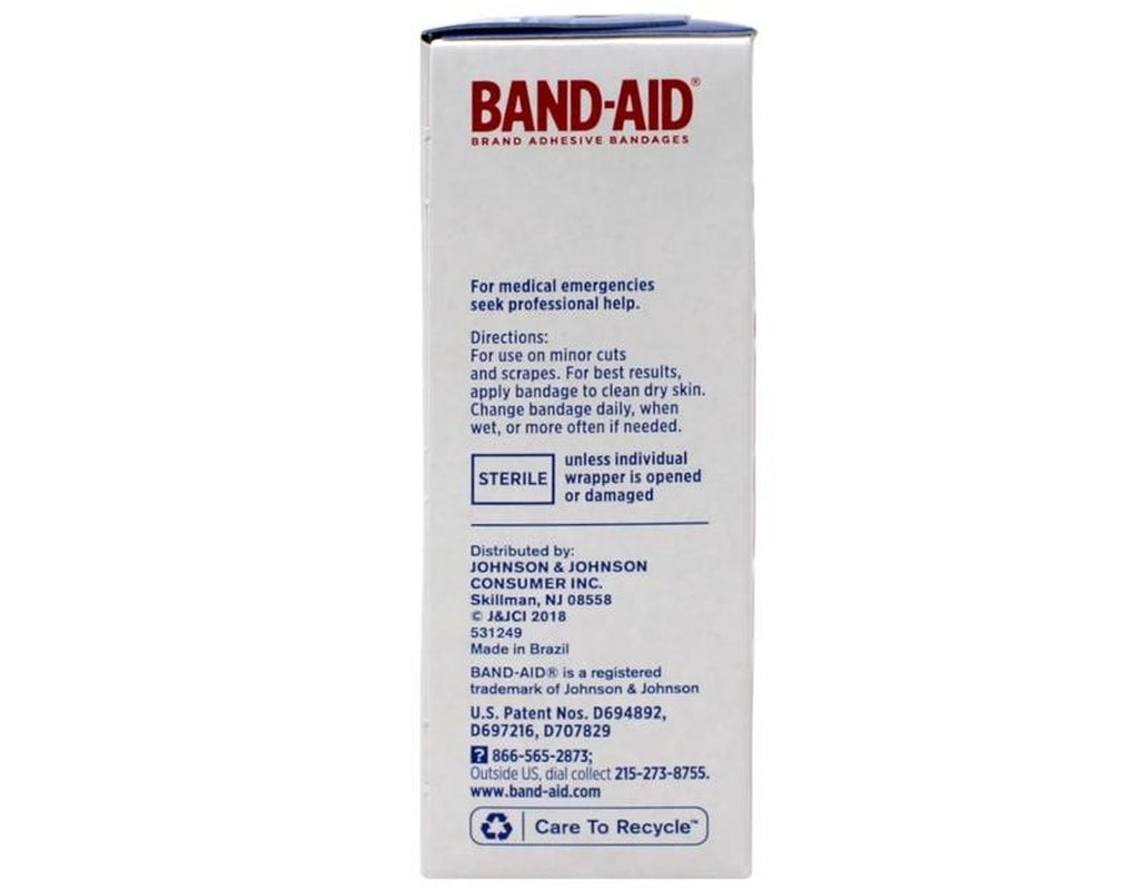 Flexible Fabric Adhesive Bandages, 3/4 Inches in Wide 30 Ea