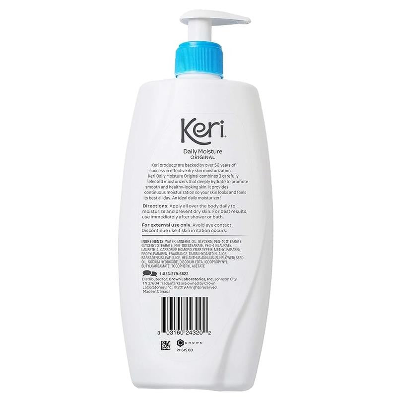 Daily Dry Skin Therapy Moisturizing Original Body Lotion, Lightly Scented, 20 Oz