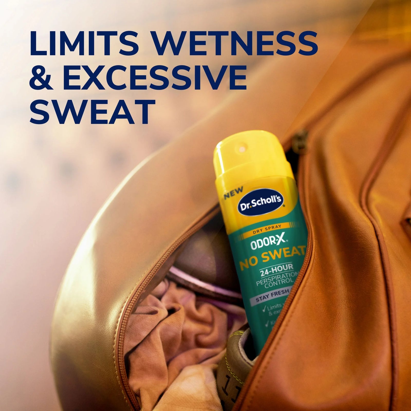 Dr. Scholl’S Odor-X No Sweat Dry Foot Spray, Unscented, 24-Hour Perspiration Con