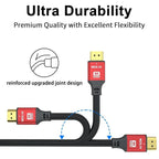 4K 30Ft HDMI to HDMI Cable High Speed Long Ethernet Cord Replacement Extension C